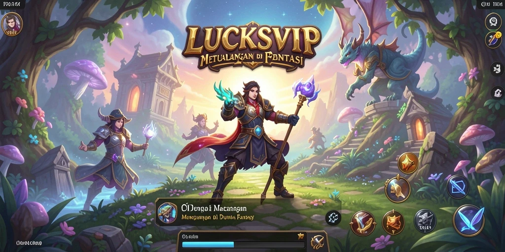 Gameplay seru LUCKSVIP menampilkan petualangan penuh tantangan.